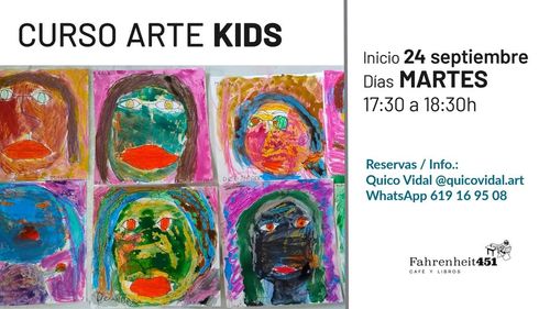 Curso de arte KIDS: Para niñes y adolescentes a partir de 7 años