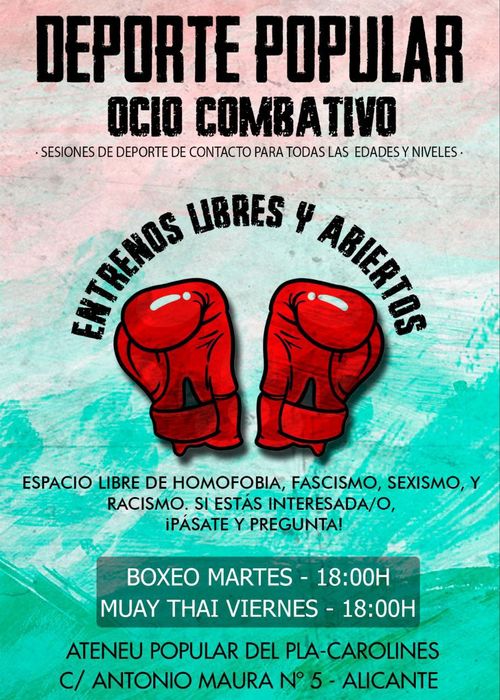 Esport popular: Entrenament de muay thai